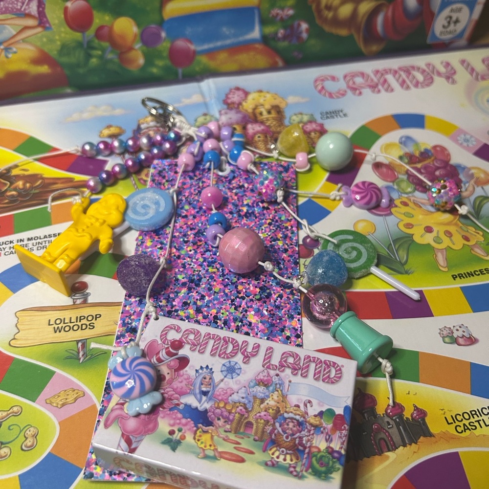 Candy Land Bag Charm/Book Charm.